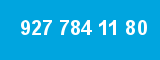 927 784 11 80 927 784 11 80